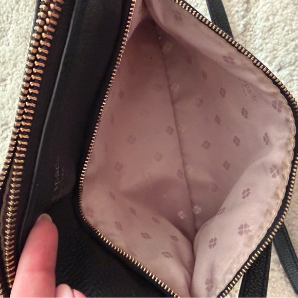 Kate Spade Black Pebbled Crossbody Bag - Picture 7 of 8